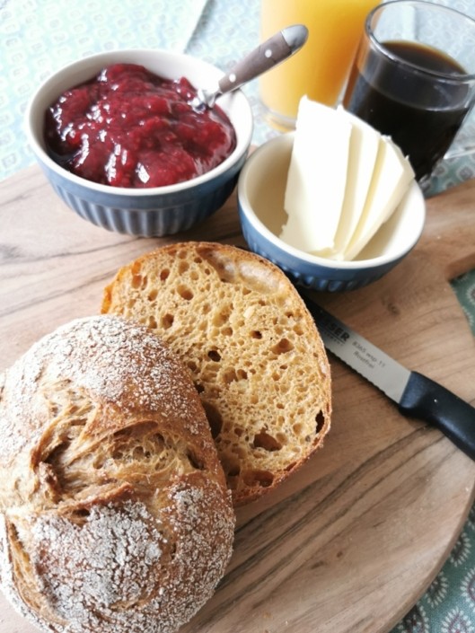 Langtidshævet kartoffelstykke