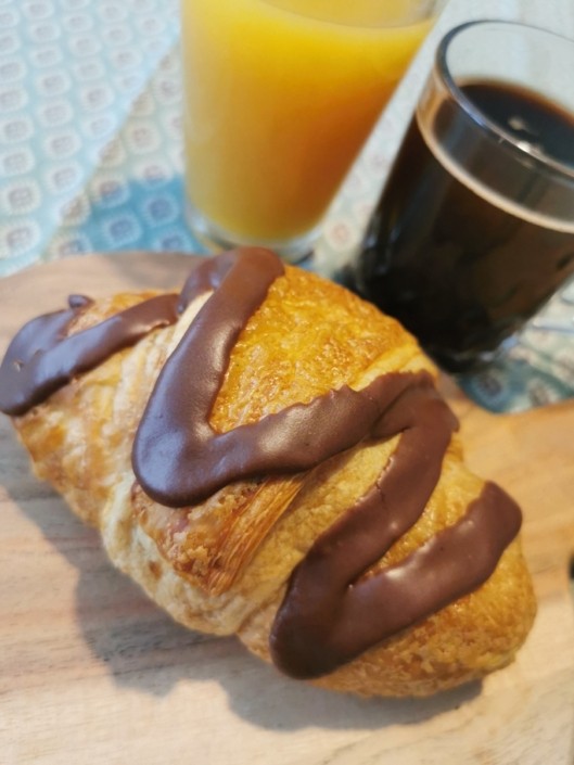 Croissant m. chokolade
