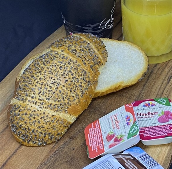 Giffel m. blå birkes